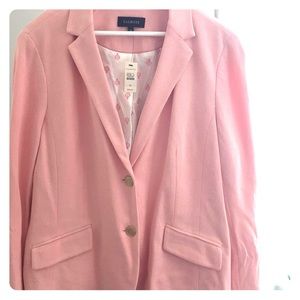 Talbots Pink Knit Blazer